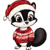 Skunk Christmas Comic