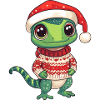 Lizard Christmas Comic