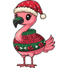 Flamingo Christmas Comic