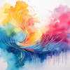 Colourful Abstract Water Art