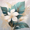 Elegant Tropical Botanical Design