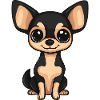 Chihuahua Dog Comic Baby