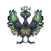 Peacock Bird Halloween Animal