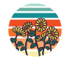 Sunflowers Retro Florist Flowers