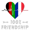 Afghanistan and France 100% friendship