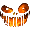 Fiery Skull Grin