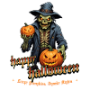 Zombie Happy Halloween Creepy Pumpkins