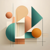 Modern Geometric Abstract Art Design