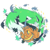Pumpkin Season Fox - Green