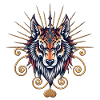 Stunning Wolf Head