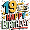 19 Years - Happy Birthday