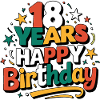 18 Years - Happy Birthday