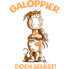 Pferd Galopp Spruch