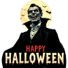 Draculas Halloween-Gruß