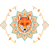 Cute Fox Mandala