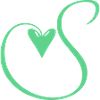 Monogram S Heart Vine