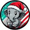 Éléphant Noël Noël