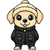 Labrador Dog Winter