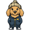 Golden Retriever Dog Winter