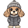 Cocker Spaniel Dog Winter