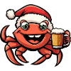 Crab Crab Christmas Beer