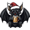 Bat Christmas Beer