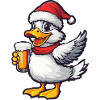 Bière de Noël au canard