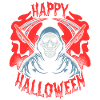 Halloween Grim Reaper Skeleton