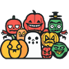 Halloween Funny Party Team