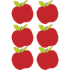 Apple Pattern Red 6-ply