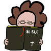 Oma mit der Bibel