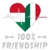 Hungary and Italy 100% friendship