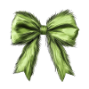 Arc vert élégant pour Noël