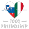 Slovenia and Italy 100% friendship