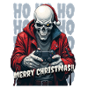 Joyeux Noël Gamer Crâne Style