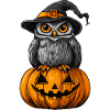 Funny Halloween Owl