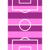 Soccer field pink