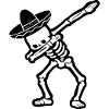 skull dabbing mexicans