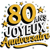 80 ans, Joyeux Anniversaire