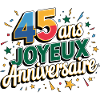 45 ans, Joyeux Anniversaire !