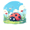 Ladybug Marienkäfer