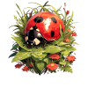 Ladybug Marienkäfer