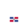 Fier drapeau dominicain