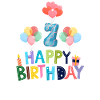 Happy Birthday 7th Birthday.
