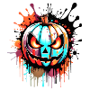 Kürbiskopf Halloween