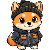 Shiba Inu Dog Winter