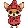 Chihuahua Dog Winter
