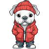 Dogo Argentino Dog Winter