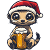 Meerkat Christmas Beer