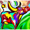 Cow of Colours No.2,